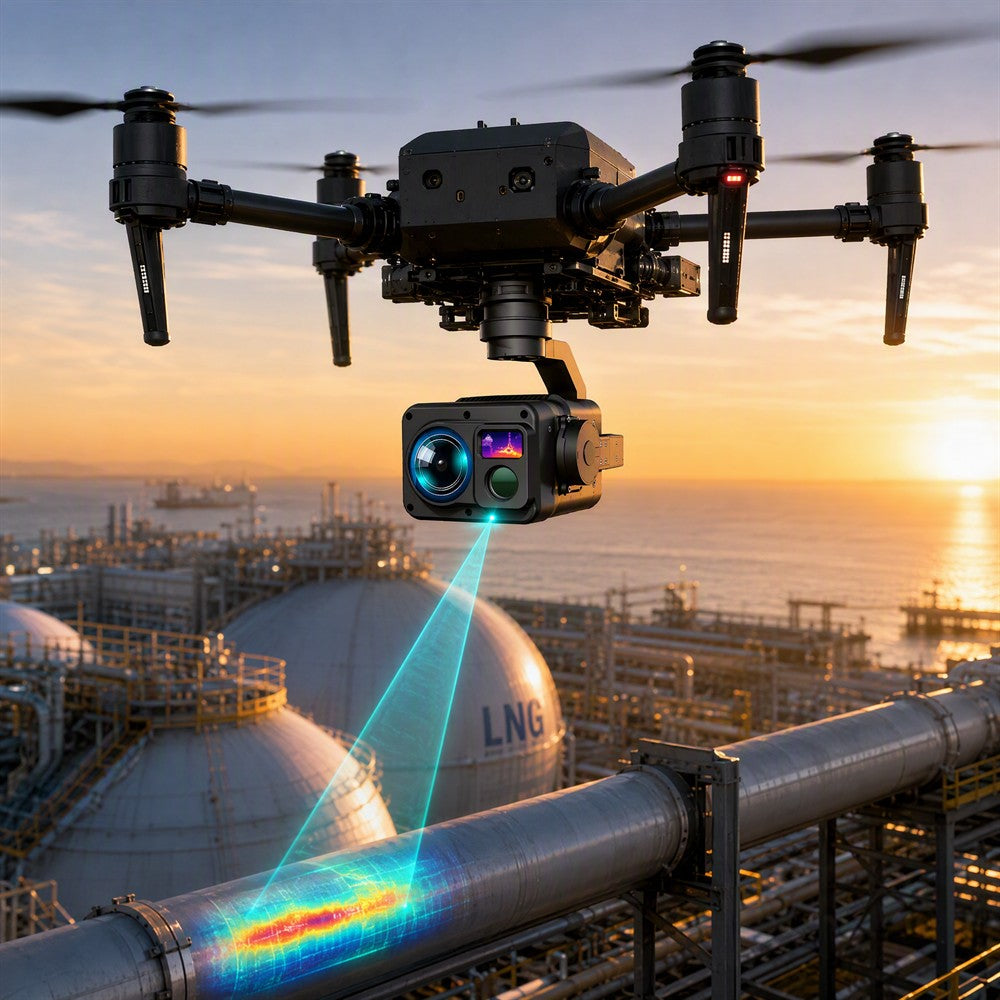 SGU-HS1-M40 40× Zoom Thermal UAV Gimbal with Laser Rangefinder
