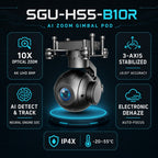 SGU-HS5-B10R 10× Optical Zoom 4K 3-Axis UAV Gimbal Camera