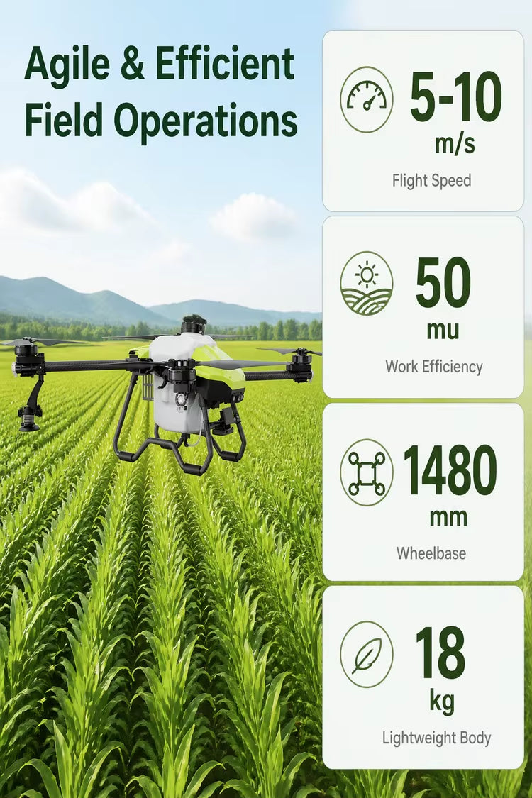 NV20 Heavy-Lift Agricultural Drone Airframe Kit