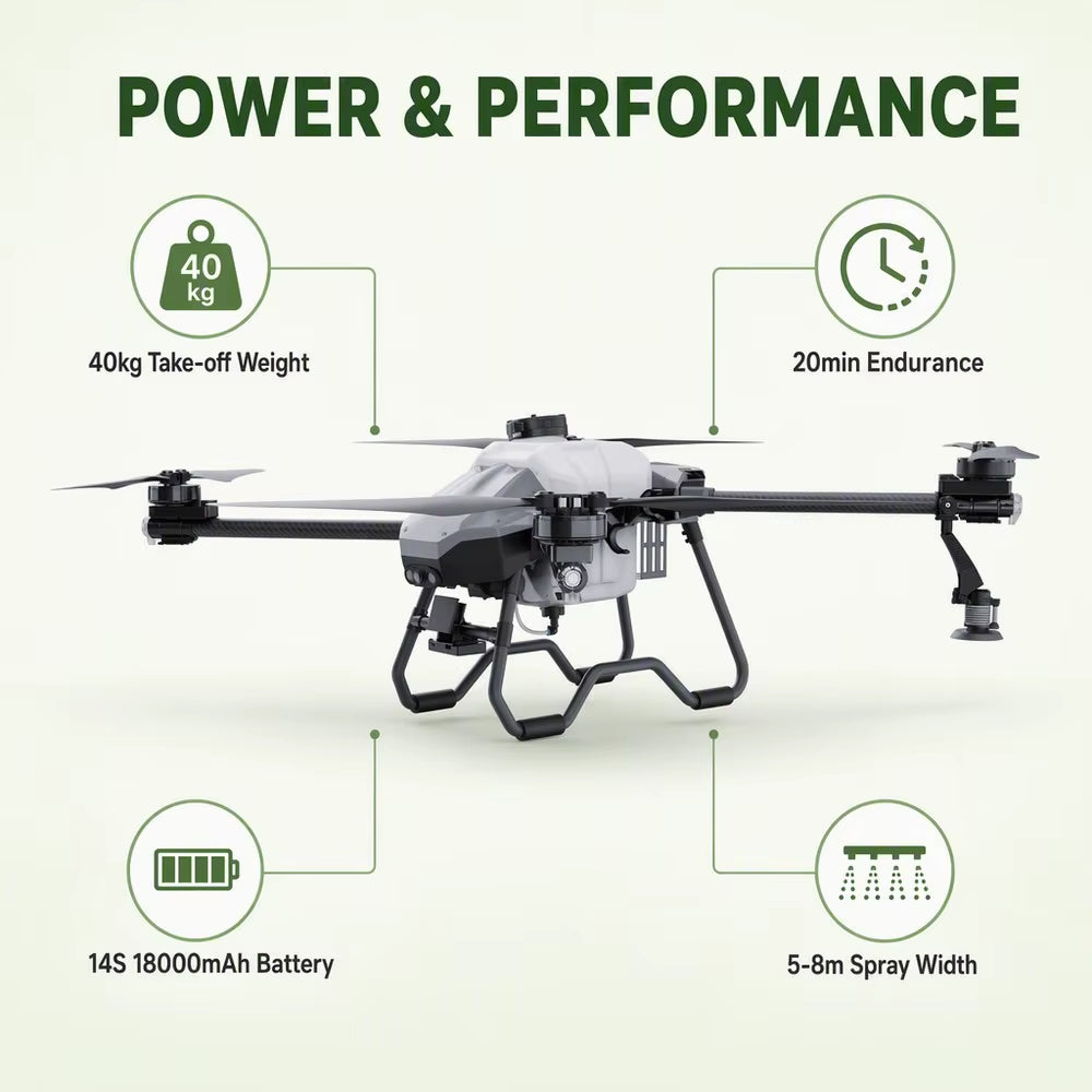 NV16 Agricultural UAS Airframe Kit 16L Capacity