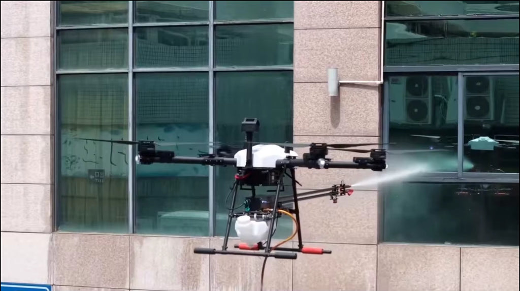 SZFF F100 4-Axis Heavy Load Industrial Cleaning UAV Foldable Carbon