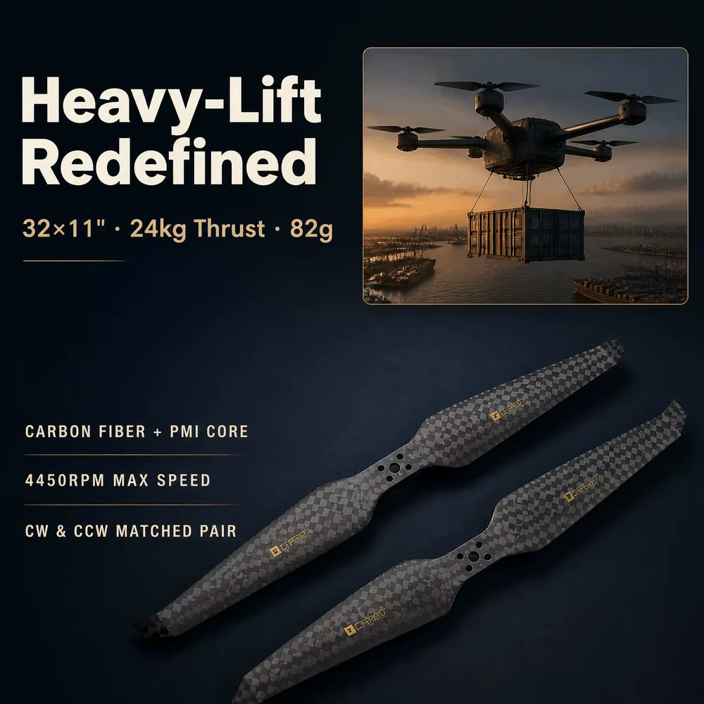 T-motor HEP-L 32x11 Carbon Fiber Propeller (32-inch)