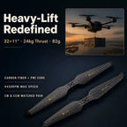 T-motor HEP-L 32x11 Carbon Fiber Propeller (32-inch)