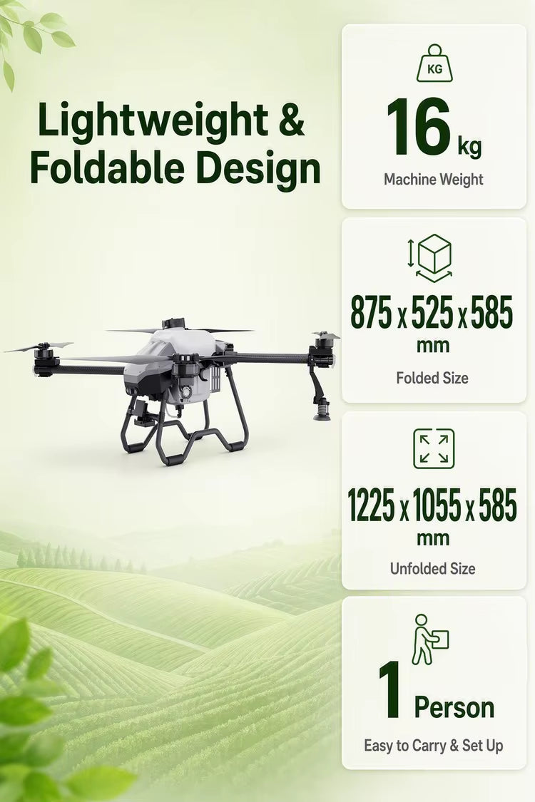 NV16 Agricultural UAS Airframe Kit 16L Capacity