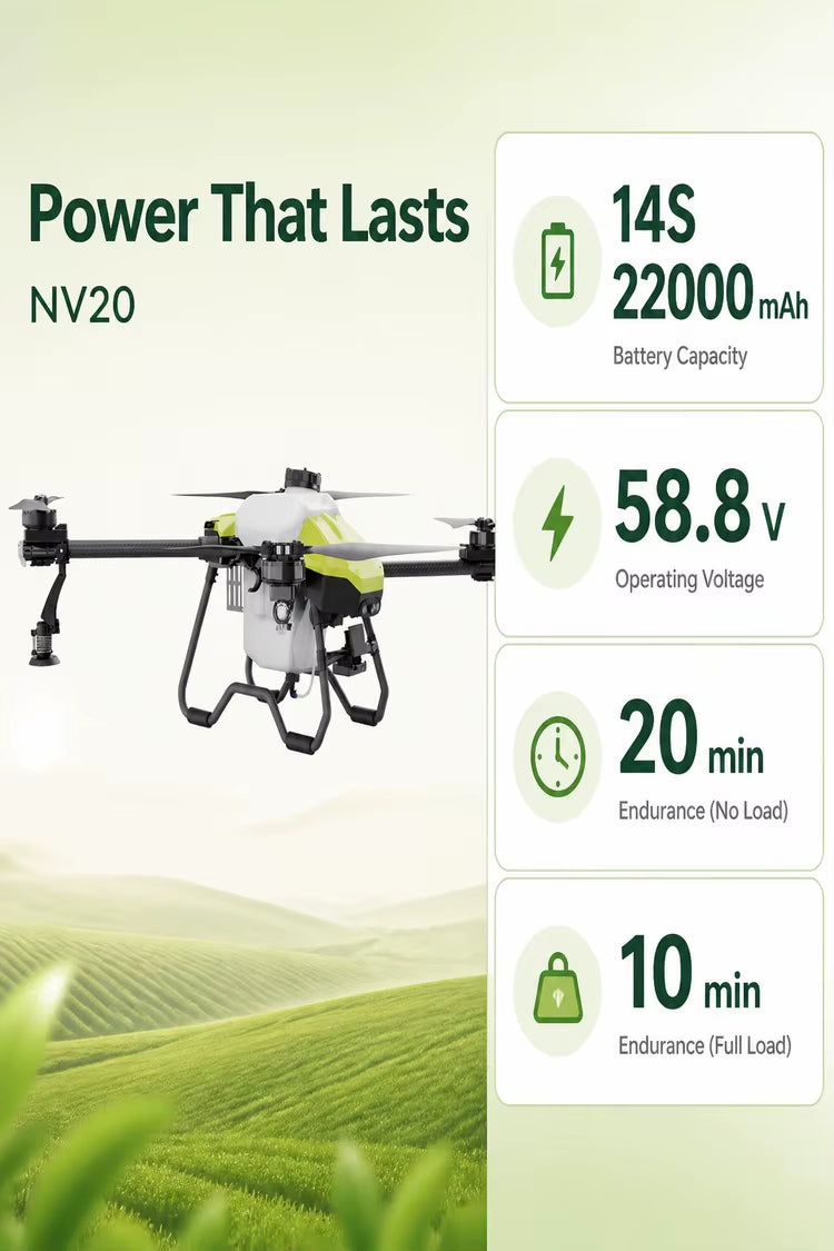 NV20 Heavy-Lift Agricultural Drone Airframe Kit