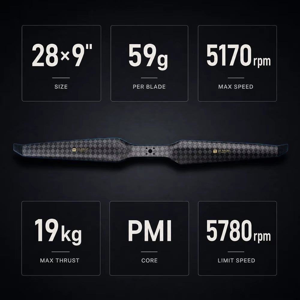 T-motor HEP-L 28x9 Carbon Fiber Propeller (28-inch)