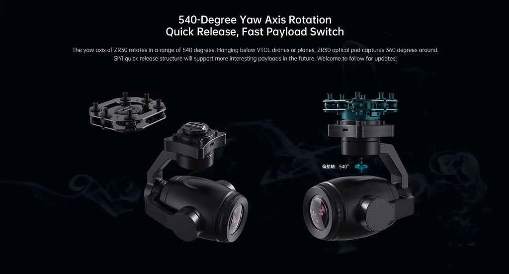 ZR30 4K 30X Hybrid Zoom Gimbal Camera