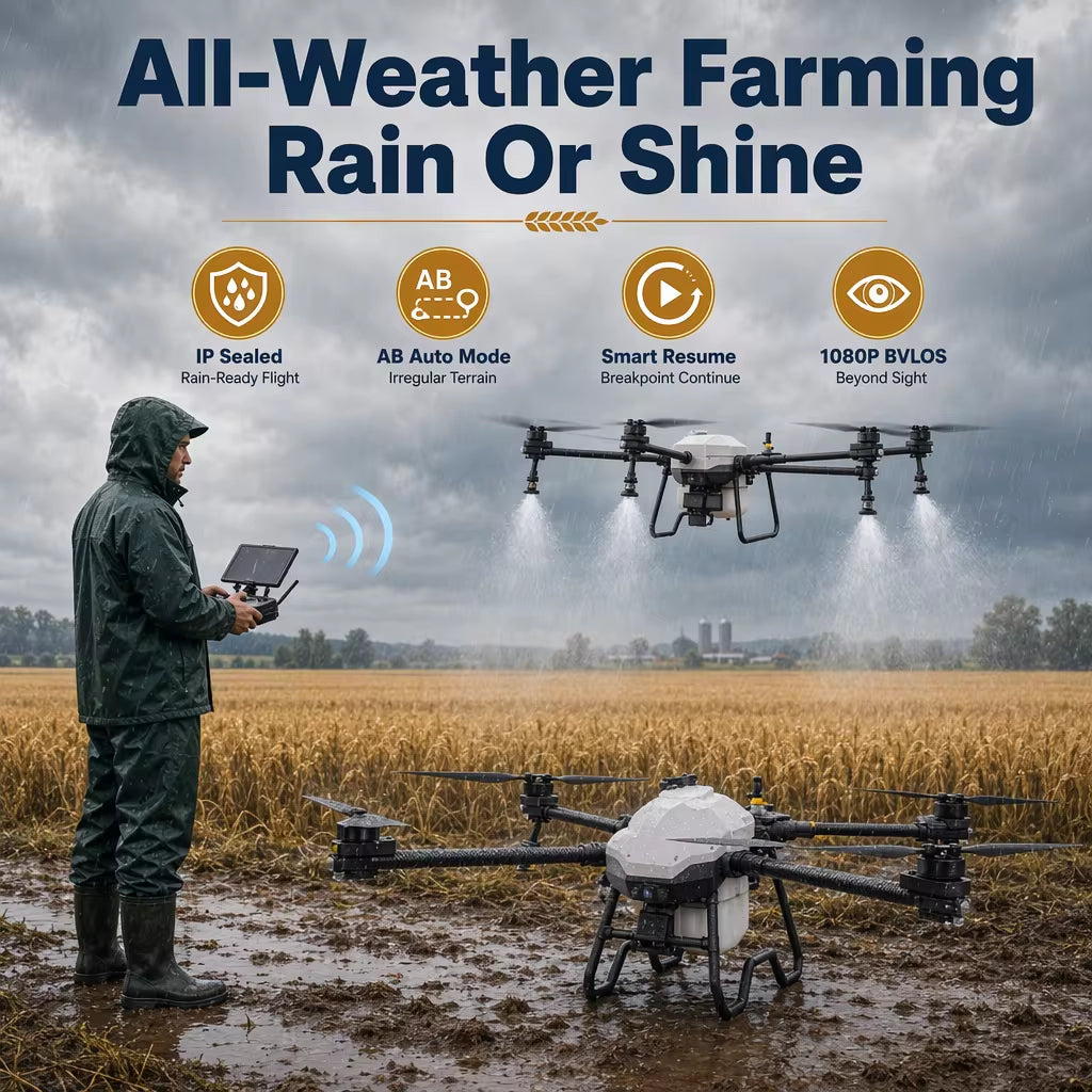 LZ4 50L Agricultural UAS Heavy Lift Sprayer