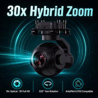 SIYI ZR10 4MP 30X Hybrid Zoom 2K Gimbal Vision Point