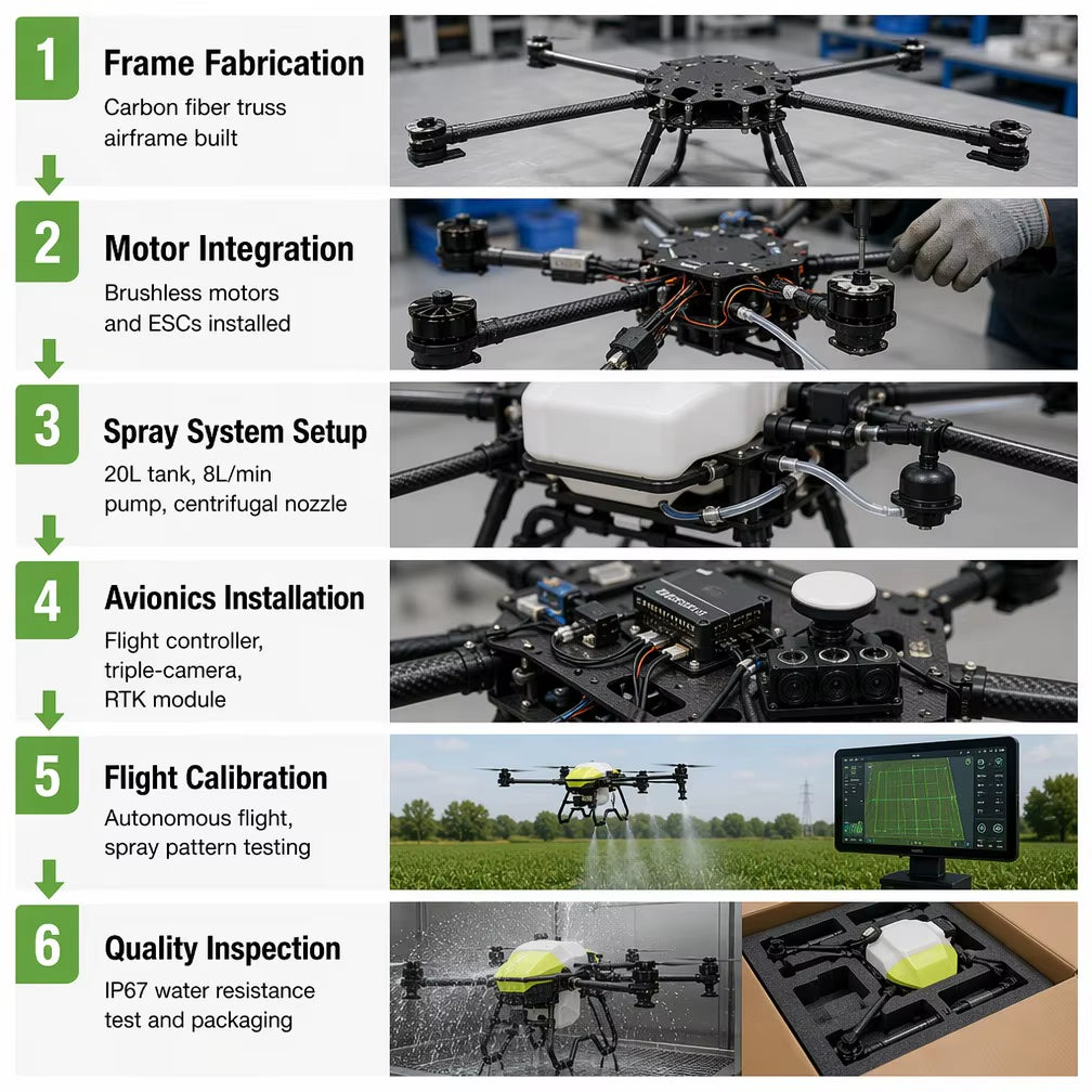 LZ4 20L Agricultural Spraying Drone