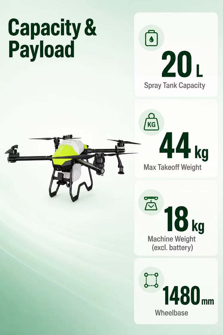 LZ4 20L Agricultural Spraying Drone