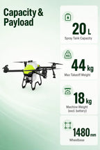 LZ4 20L Agricultural Spraying Drone
