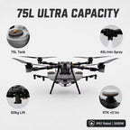 OPXGun 80L Agricultural Spraying Drone