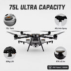 TopXGun 80L Agricultural Spraying UAV
