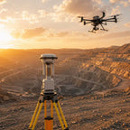 Drone GNSS RTK Receiver Module UAV Positioning Antenna Assembly Survey