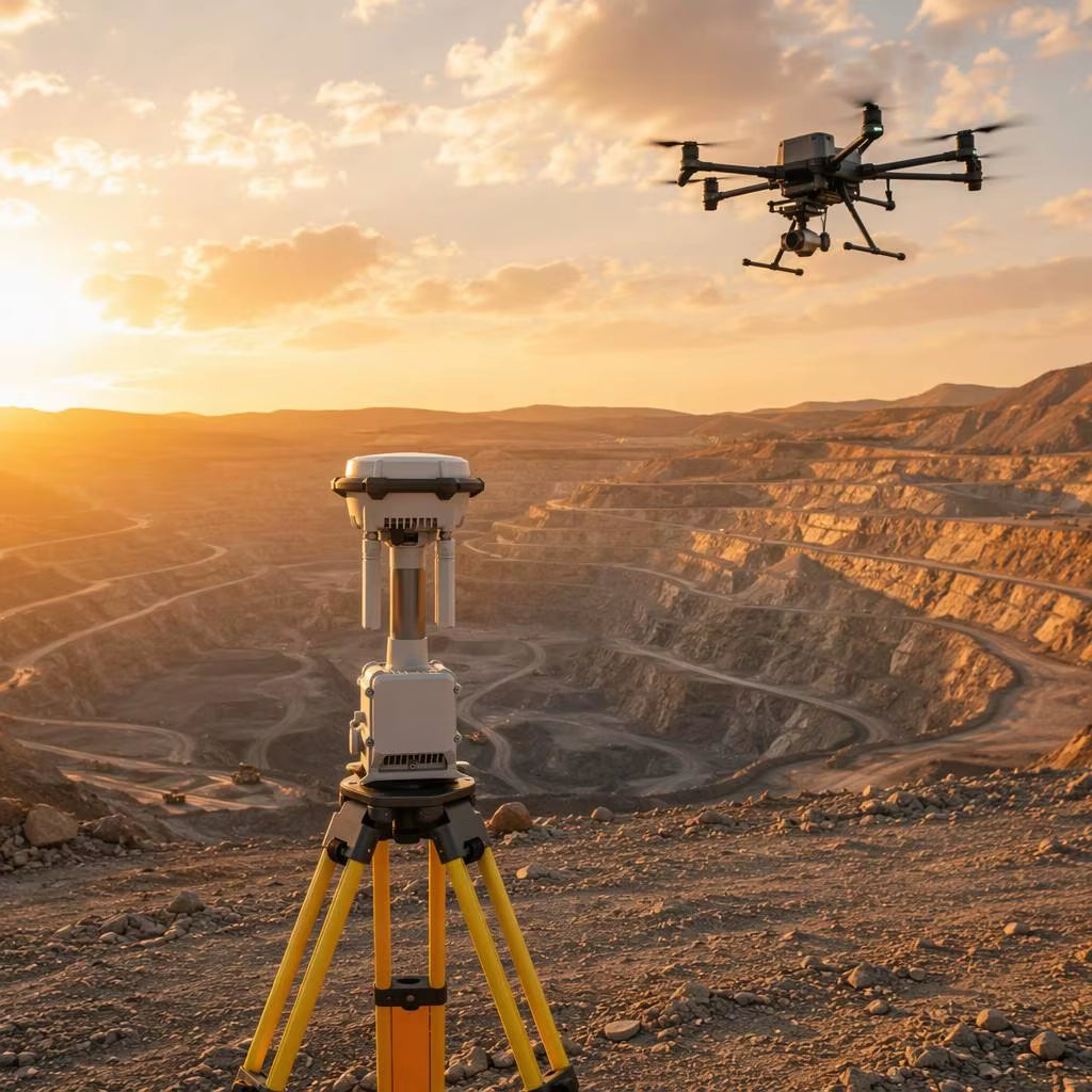 Drone GNSS RTK Receiver Module UAV Positioning Antenna Assembly Survey