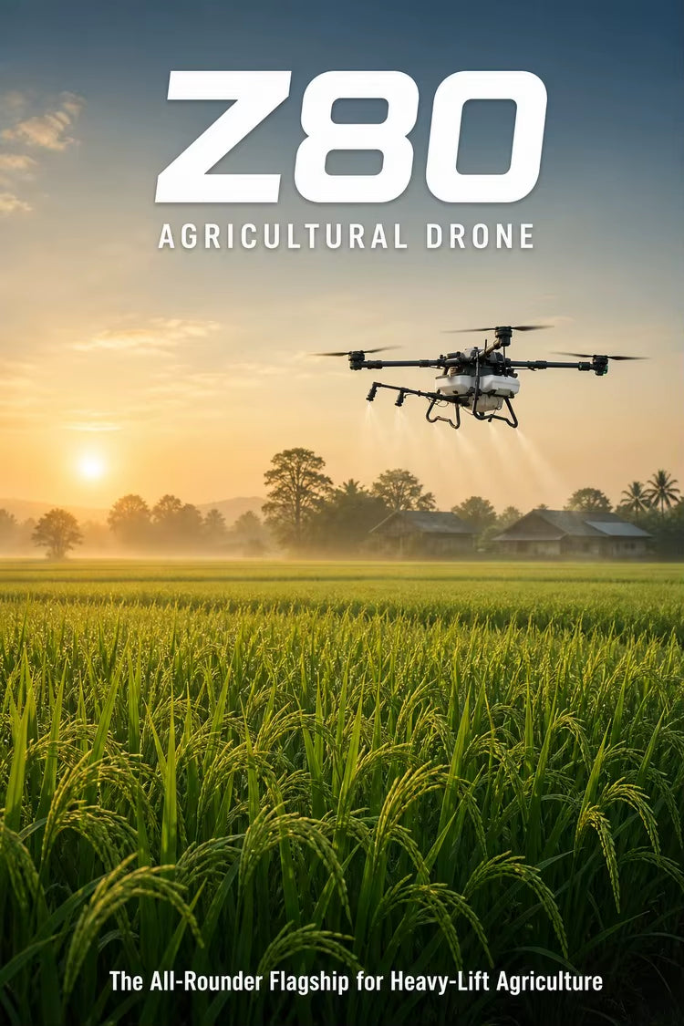 Dron agrícola de esparcimiento de fertilizante Z80
