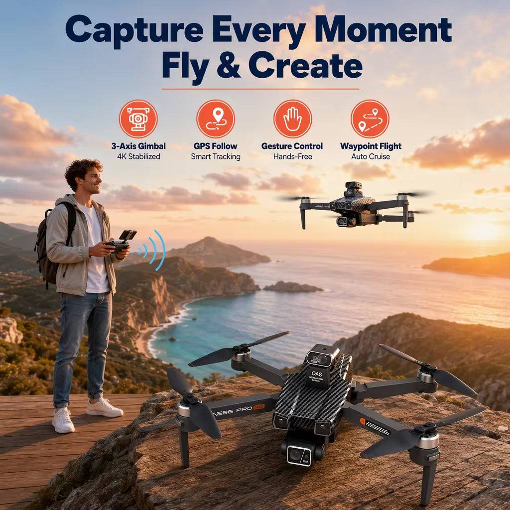 AE86 Pro Max Carbon Fiber Quadcopter