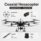 KF-200 Heavy Lift Aerial Platform 180KG Payload RTK
