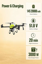 LZ4 20L Agricultural Spraying Drone
