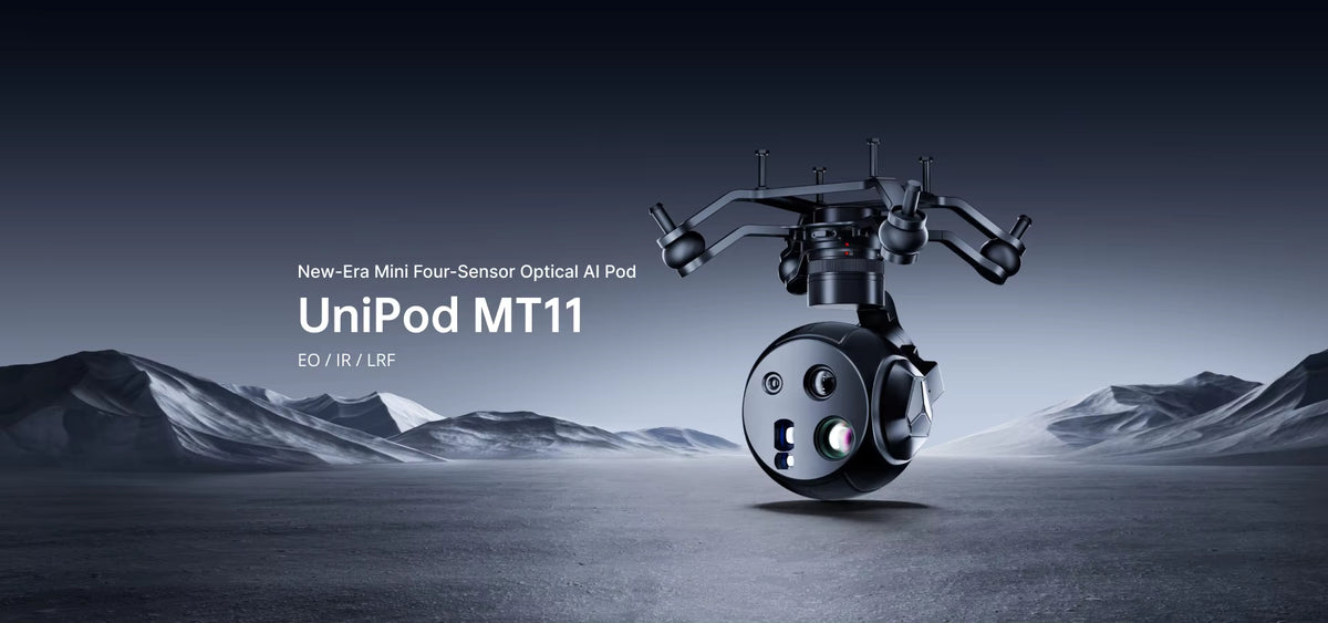 UniPod MT11 Four-Sensor AI Remote-Controlled Gimbal with 11x Zoom