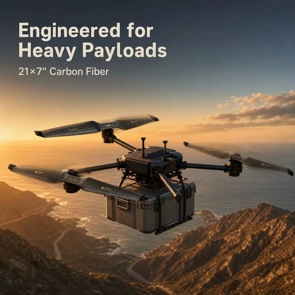 21-inch Heavy-Duty Carbon Fiber Drone Propeller