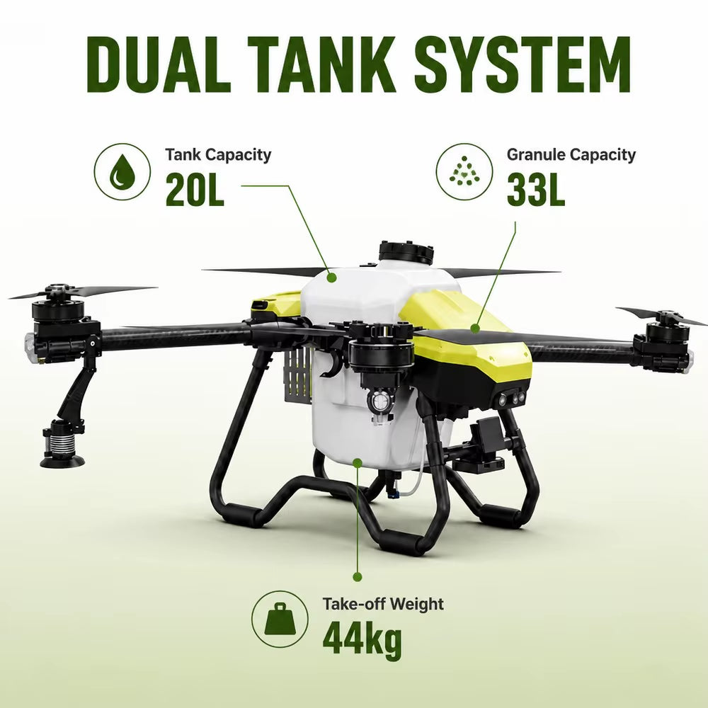 NV20 Heavy-Lift Agricultural Drone Airframe Kit