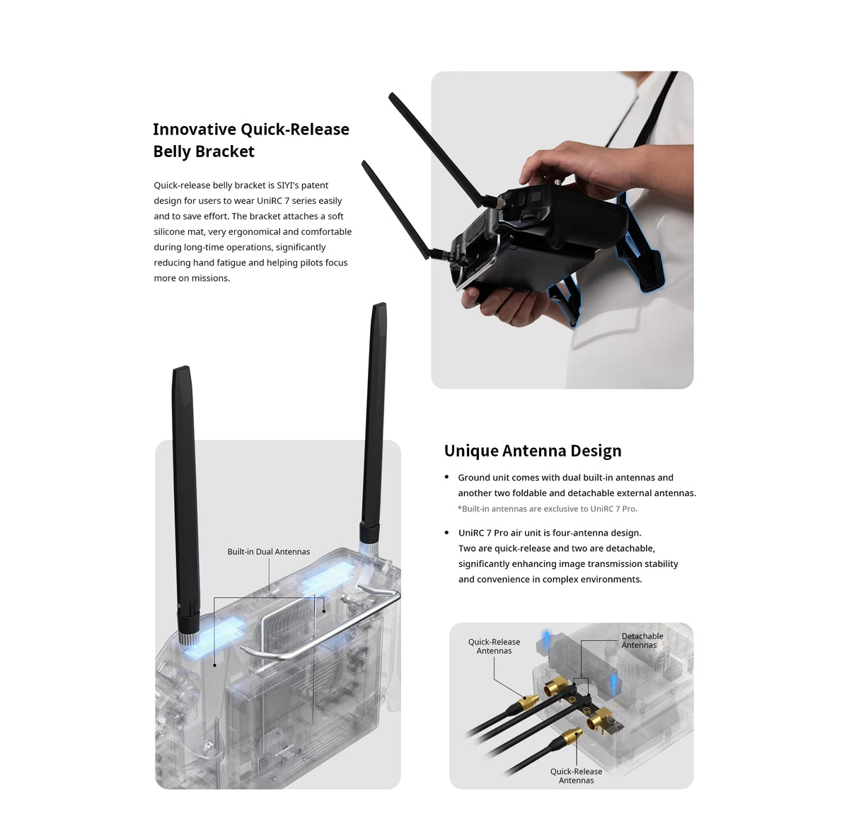 UniRC 7 Series Handheld Ground Station