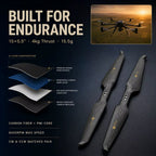 T-motor HEP-L 15x5.5 Carbon Fiber Propeller (15 inches)