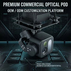 Mini Tri-Sensor Gimbal Pod 50MP Wide