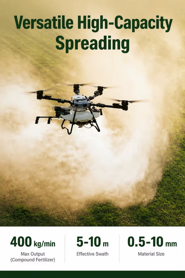 Dron agrícola de esparcimiento de fertilizante Z80