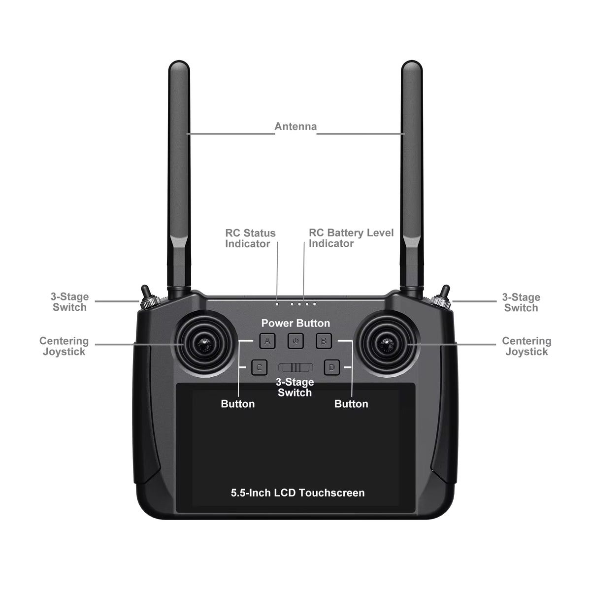 SIYI MK15 Agriculture Mini HD Smart Contro