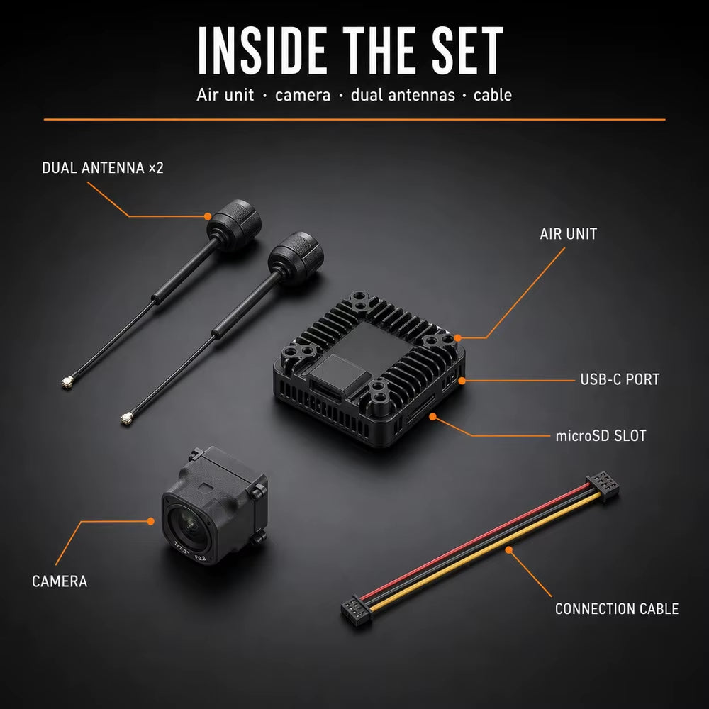 Módulo de transmisión de vídeo digital FPV O4 Air Unit Pro