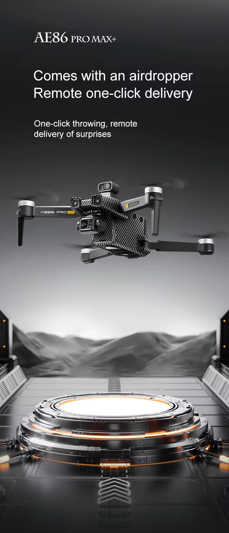 AE86 Pro Max Carbon Fiber Quadcopter