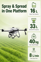 NV16 Agricultural UAS Airframe Kit 16L Capacity