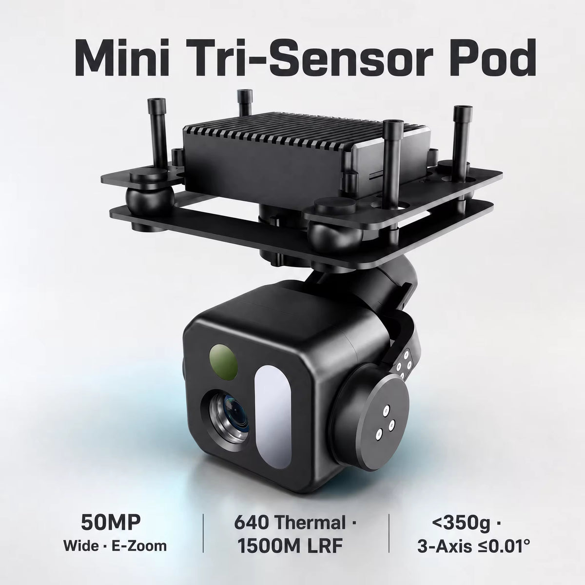 Mini Three-Sensor Gimbal Mount