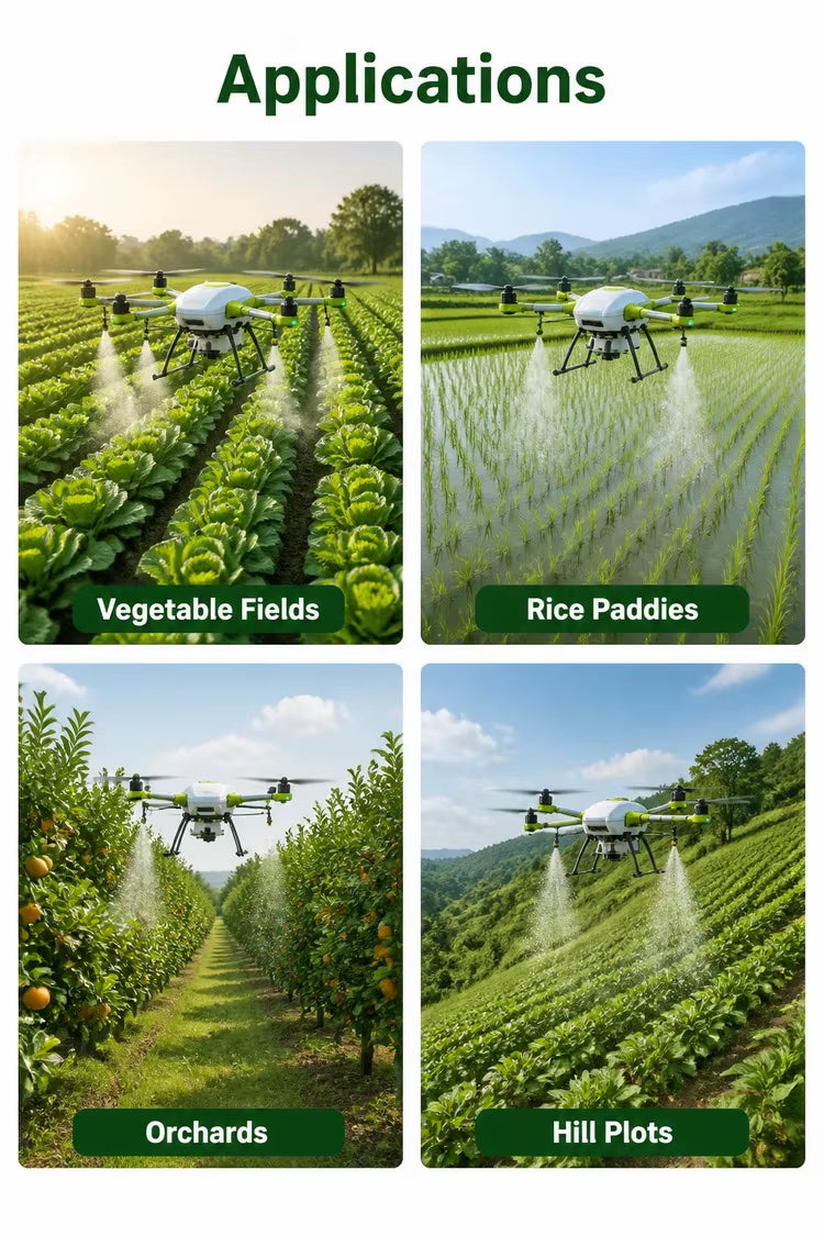 NV20 Heavy-Lift Agricultural Drone Airframe Kit