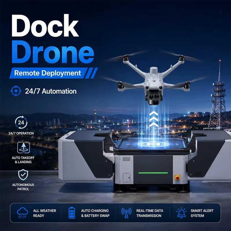 MATRICE 4D Dock Drone Automated Charging Remote Control System Industrial UAV