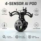 UniPod MT11 Four-Sensor AI Remote-Controlled Gimbal with 11x Zoom