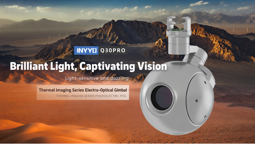 INYYO Q30Pro 4K AI Optical Pod Gimbal Camera 30X Optical Zoom