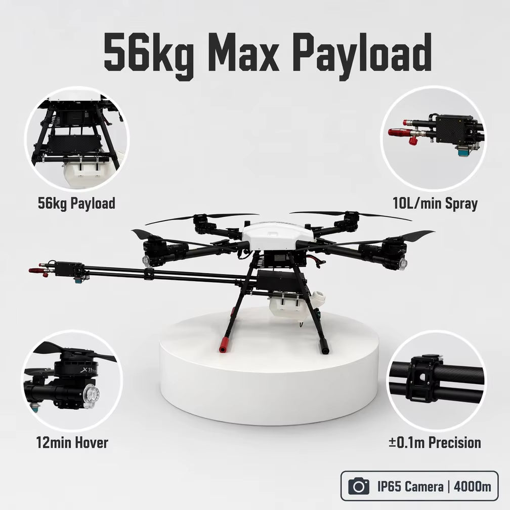 SZFF F100 4-Axis Heavy Load Industrial Cleaning UAV Foldable Carbon