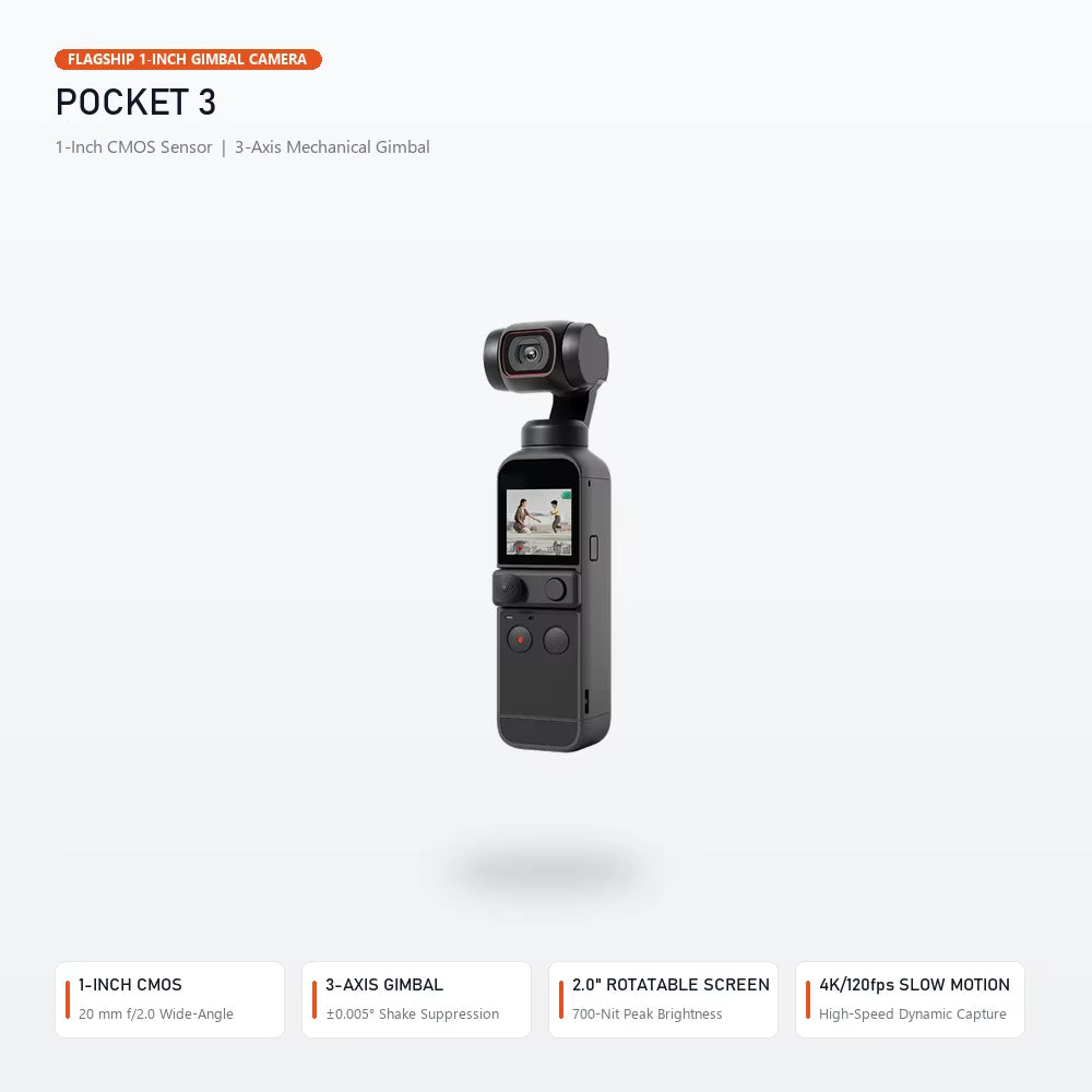 Osmo Pocket 3 1 Inch CMOS Pocket Gimbal Camera