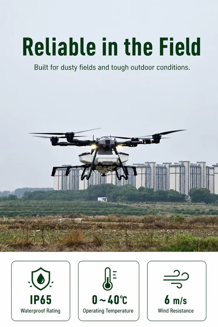 Dron agrícola de esparcimiento de fertilizante Z80