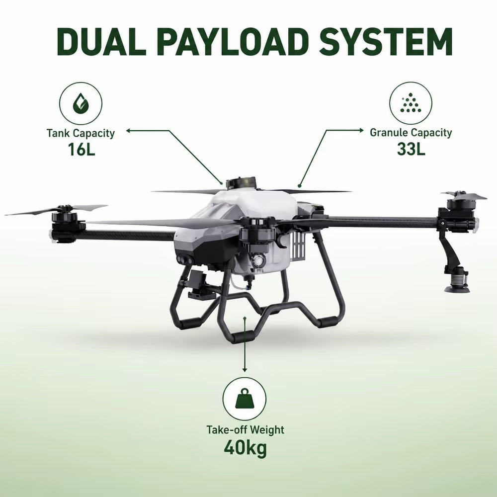NV16 Agricultural UAS Airframe Kit 16L Capacity
