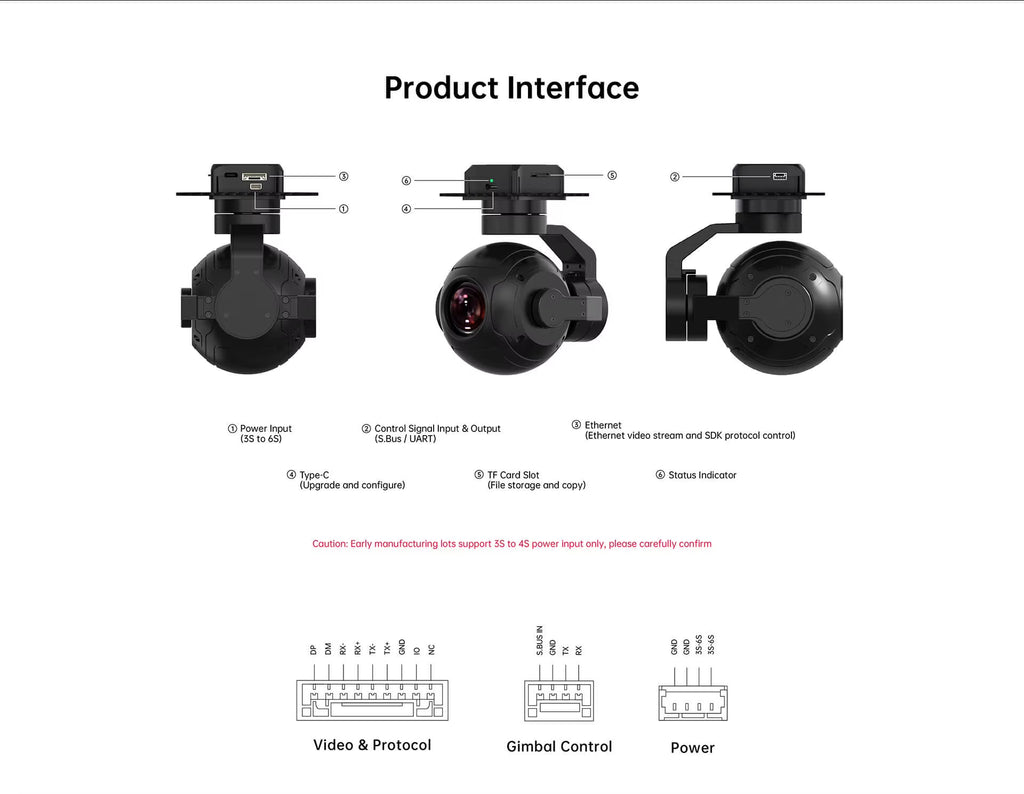 ZR30 4K 30X Hybrid Zoom Gimbal Camera
