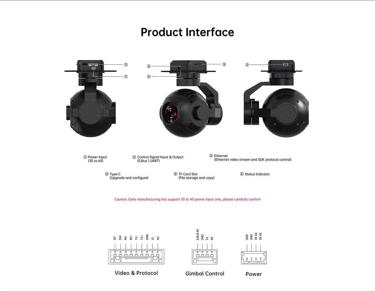 ZR30 4K 30X Hybrid Zoom Gimbal Camera