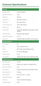 LZ4 20L Agricultural Spraying Drone