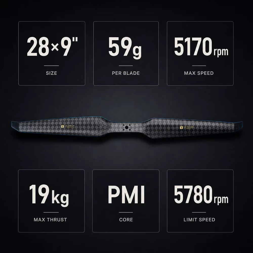 T-motor HEP-S 28x9 Carbon Fiber Propeller (28-inch)