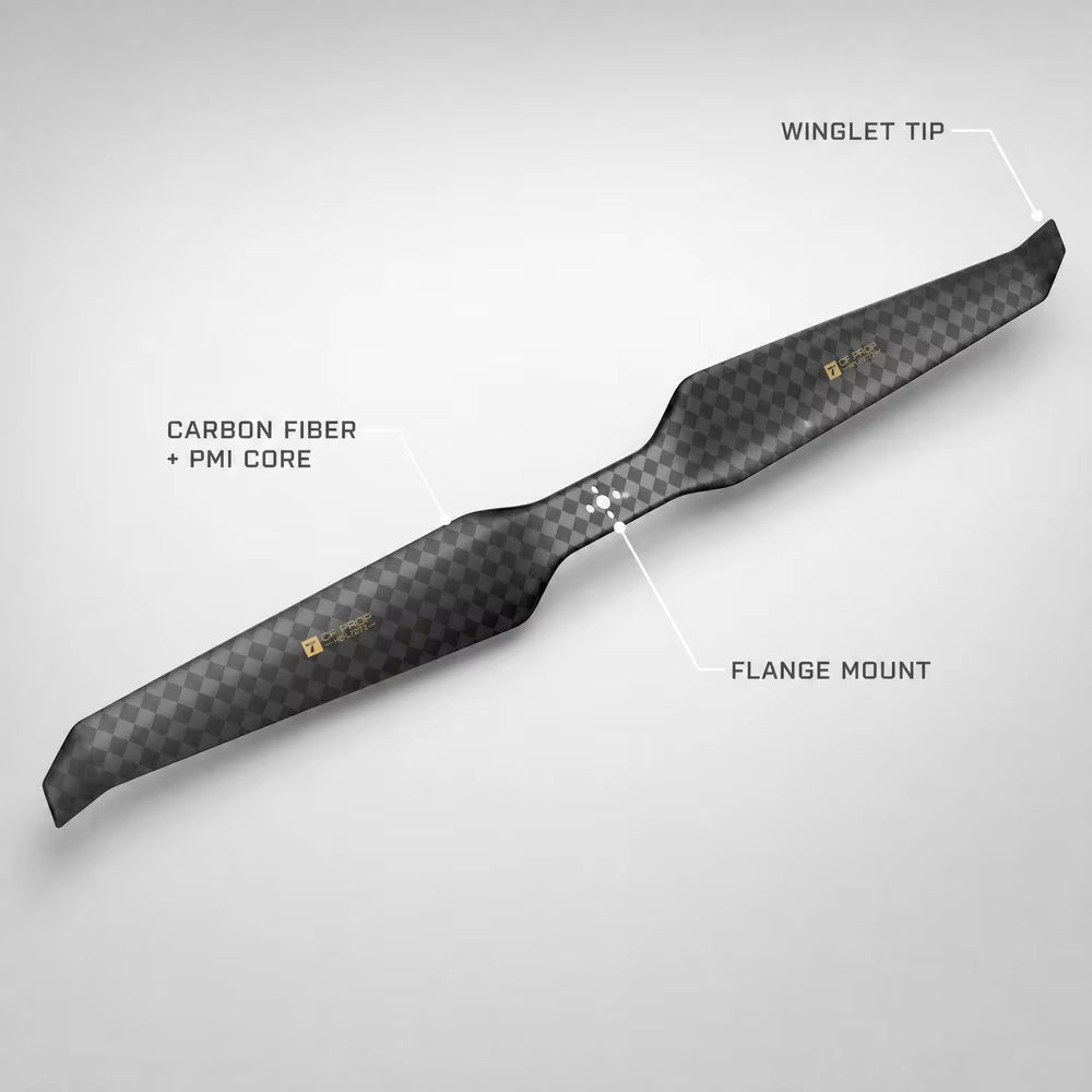 Hélice de fibra de carbono T-motor HEP-S 22x7.2 (22 pulgadas)