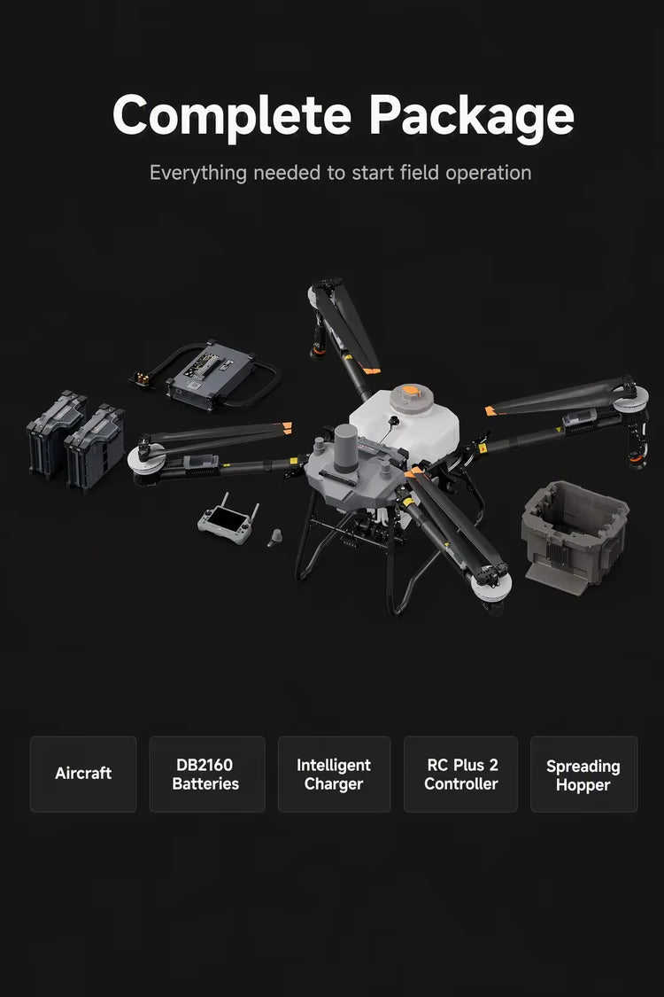 Agras T70P Agricultural Drone 50L Spray 100L Spread 70KG RTK GPS UAV